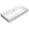 GSI KUBE X keramické umyvadlo 100 x 47 cm s přepadem Extra Glaze bílá 9423111