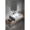 GSI KUBE X keramické umyvadlo 60 x 47 cm rektifikovaná verze s přepadem Extra Glaze bílá 94319111