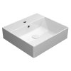 GSI KUBE X keramické umyvadlo 50 x 47 cm s přepadem Extra Glaze bílá 9430111