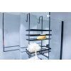 21511 dratena policka 252x215x487 cm cerna barva