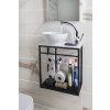Sapho MINOR deska pod umývátko 40 x 22 cm baterie vpravo litý mramor bílá MR405