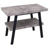 Sapho TWIGA umyvadlový stolek 100 x 72 x 50 cm černá mat/cement VC442-100-7