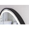 23140 zrcadlo s led osvetlenim tanna black