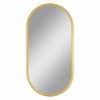Olsen Spa Lebus Gold koupelnové zrcadlo 500 x 1000 mm bez osvětlení barva zlatá OLNZLEB5010G