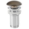 Sapho Priori umyvadlová výpust 5/4“ click-clack bronz PV032