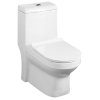 Sapho Hubert WC kombi 36 x 78,5 x 71,5 cm zadní spodní odpad bílá PB304