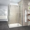 Roth Limaya Line čtvercový sprchový kout 100 x 100 x 195 cm brillant transparent LYE4/1000_LYSW1S/1000