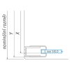 Roth Limaya Line čtvercový sprchový kout 100 x 100 x 195 cm brillant transparent LYE4/1000_LYE4/1000