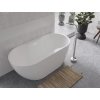 Besco Navia vana volně stojící 150 x 80 cm sifon grafit barva stříbrná VANNAVIA150GG2