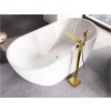 Besco Navia vana volně stojící 150 x 80 cm sifon grafit barva stříbrná VANNAVIA150GG2