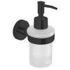 Aqualine Samba dávkovač mýdla 150 ml mléčné sklo černá SB219