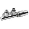 Bruckner Wicher připojovací sada ventilů termostatická pro středové připojení 50 mm chrom 600.311.1