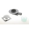 Omp Tea Tirana podlahová vpust boční 150 x 150 mm chrom 2665.695.8
