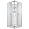 Arttec Smaragd sprchový box 90 x 90 x 233 cm model 6 dvoukřídlé lesk chrom grape PAN04610