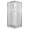 Arttec Smaragd sprchový box 90 x 90 x 220 cm model 1 se stropem dvoukřídlé lesk chrom grape PAN04613