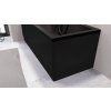 Polysan COUVERT panel čelní 170 x 52 cm černá mat levý 72859.21
