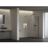 Ravak Walk-In Air sprchová zástěna 110 x 200 cm sklo čiré ALU černá GW9WD0300Z1C