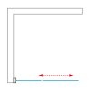 Roth Cariba Line čtvercový sprchový kout 100 x 100 x 202 cm brillant transparent CI C2L/1000_CI C2R/1000