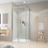 Roth Cariba Line čtvercový sprchový kout 100 x 100 x 202 cm brillant transparent CI C2L/1000_CI C2R/1000