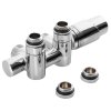 Bruckner Wicher COMBI připojovací sada termostatická pro středové připojení 50 mm chrom 600.331.1