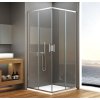 Bruckner Borg čtvercová sprchová zástěna 900 x 900 x 1950 mm čiré sklo 751.190.1