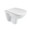 Mereo WC závěsné RIMLESS 530 x 355 x 360 vč. sedátka CSS124 keramika bílé VSD81S2