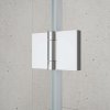 Gelco LORO čtvercový sprchový kout 70 x 70 x 200 cm rohový vstup zalamovací chrom čiré sklo GN4770-01