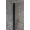 Gelco VARIO BLACK sprchová zástěna 100 x 200 cm jednodílná k instalaci ke stěně černá sklo nordic GX1510-06