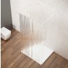 Gelco VARIO WHITE sprchová zástěna 140 x 200 cm jednodílná k instalaci do prostoru bílá sklo nordic GX1514-03