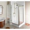 Gelco Antique obdélníkový sprchový kout 80 x 100 x 190 cm levé otevíraní čiré sklo bronz GQ1280LCGQ5610C
