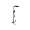 Ravak Termo sprchový sloup vanový posuvný nástěnná baterie termostatická 150 mm s příslušenstvím černá X070444
