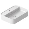 Ravak Ceramic Slim umyvadlo na desku 55 x 40 x 12 cm s otvorem pro baterii s přepadem keramické bílá XJX01155005