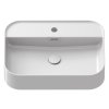 Ravak Ceramic Slim umyvadlo na desku 55 x 40 x 12 cm s otvorem pro baterii s přepadem keramické bílá XJX01155005