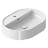 Ravak Ceramic Slim Shelf umyvadlo na desku 55 x 40 x 12 cm s otvorem pro baterii s přepadem keramické bílá XJX01155003