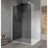 Gelco VARIO WHITE sprchová zástěna 90 x 200 cm jednodílná k instalaci ke stěně bílá sklo kouřové GX1390GX1015