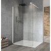 Gelco VARIO WHITE sprchová zástěna 130 x 200 cm jednodílná k instalaci ke stěně bílá sklo čiré GX1213GX1015