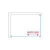 Roth Melina Line obdélníkový sprchový kout 180 x 100 x 205 cm posuvné levá s pevnou stěnou černý elox transparent MI D2L/1800+MI FX2/1000_cer