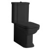Kerasan Waldorf wc kombi mísa 40 x 68 cm spodní / zadní odpad keramika černá matná 411731
