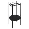 Sapho Puno podstavec pod kulatá umyvadla 375 x 830 x 448 mm ocel černá SKA380-2