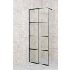 15297 walk in sprchovy kout albox black