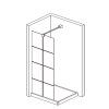 28094 walk in sprchovy kout albox black