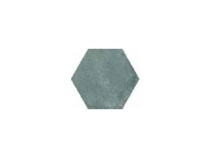 hexagon modrý lesk