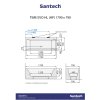 Santech Vana Time Evo -HP 179x79cm TIEVO180-HP