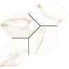 DC3801 Mosaic Leaf Palace White Satin