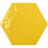 Dlažba - obklad Exabright Giallo (hexagon) 15,3x17,5
