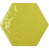 Dlažba - obklad Exabright Lime (hexagon) 15,3x17,5