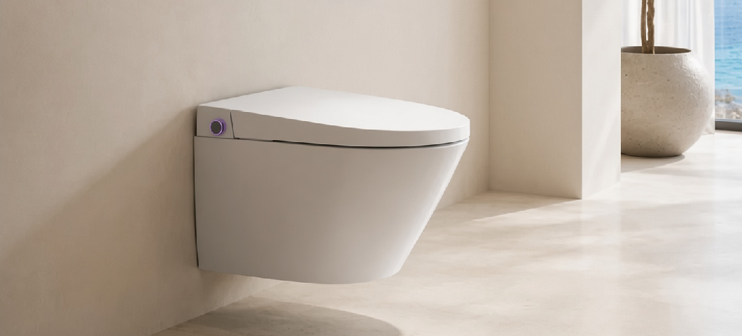 Mereo WC s integrovaným elektronickým bidetem, RIMLESS, VSD110S2