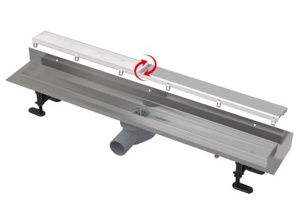 Alcadrain APZ23-DOUBLE9-950 Podlahový žlab Fit And Go Wall