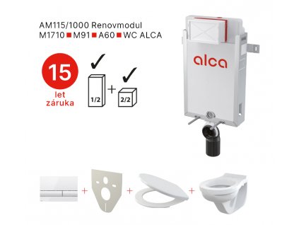 Alcadrain  Set 5v1 AM115/1000, WC ALCA + P169