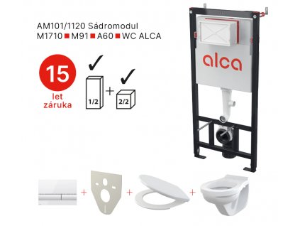 Alcadrain  Set 5v1 AM101/1120, WC ALCA + P169